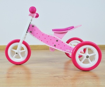 Автомобиль 2в1 Look Hearts Milly Mally Balance Bike