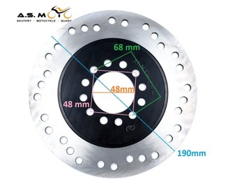 Задний тормозной диск Quad ATV 110, 125 Benyco