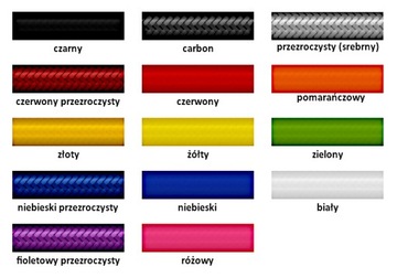 Przewody oplot HEL Yamaha YZF-R6 RJ05 2003-2004