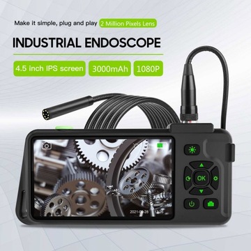 Industrial Endoscope with 4.5-inch IPS Color
