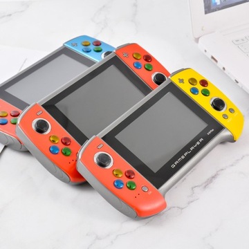 X18Plus 4,3-дюймовая портативная игровая консоль в стиле ретро с большим экраном