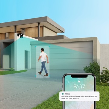 ДВОЙНАЯ НАРУЖНАЯ КАМЕРА WIFI 8MPX С ПЕРЕКЛЮЧЕНИЕМ WIFI