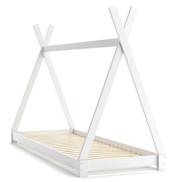 ŁÓŻECZKO DZIECIĘCE TIPI 200X90CM BIAŁE VITALISPA