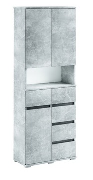 094-079 Szafka Łazienkowa 62/195 + KOSZ - BETON