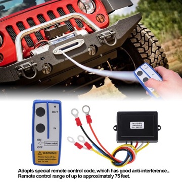 БЕСПРОВОДНОЙ КОНТРОЛЛЕР ЛЕБЕДКИ ДИСТАНЦИОННЫЙ 12В 24В