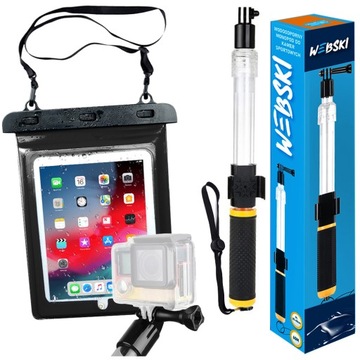 KIJ DO KAMERY PŁYWAJĄCY AQAPOD+ TORBA WODOODPORNA