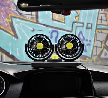 МОЩНЫЙ ВЕНТИЛЯТОР, ДВОЙНОЙ АВТОМОБИЛЬНЫЙ ВЕНТИЛЯТОР, 24 В