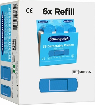 Обнаруживаемые пятна Salvequick Cederroth
