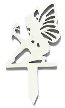 LAS W SŁOIKU SZKLE OZDOBA MINI WRÓŻKA 12CM 10SZT