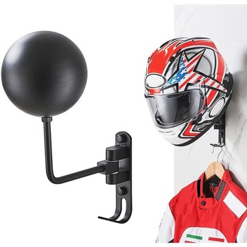 UCHWYT ŚCIENNY STOJAK NA KASK MOTOCYKLOWY MOTOR