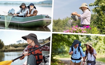 МУЖСКАЯ ШЛЯПА С УФ-ЗАЩИТОЙ SAFARI BOONIE ШИРОКОПОЛАЯ ШЛЯПА