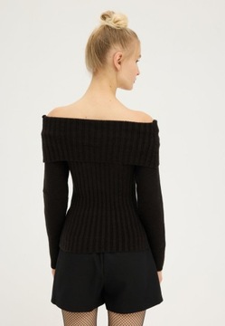 Sweter czarny Even&Odd M