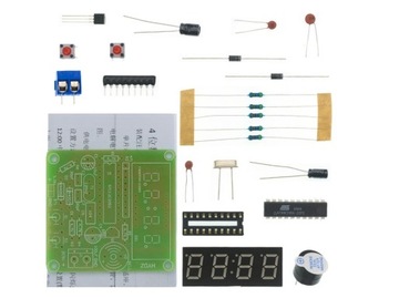 Zestaw Kit cyfrowy 4-bitowy zegar AT89C2051 DIY