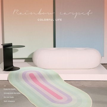 Противоскользящие коврики для ванной комнаты, моющаяся подушка, быстросохнущие, 80см x 160см, зеленые