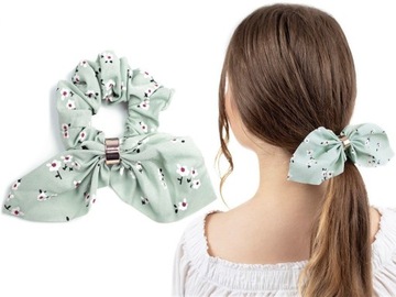 Ободок для волос FROTKA, шарф SCRUNCHIES, мятный