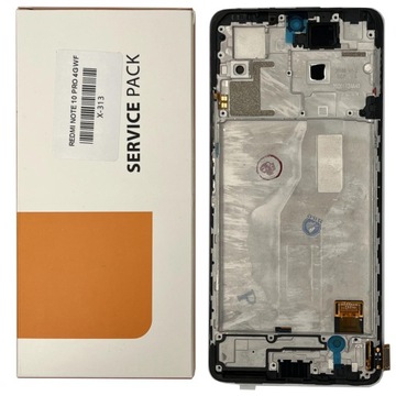 LCD WYŚWIETLACZ DO XIAOMI REDMI NOTE 10 Pro OLED RAMKA
