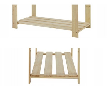 Półka drewniana DODATKOWA do regału B 80x36x2,4