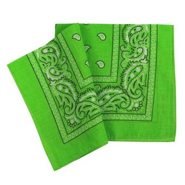 BANDAMKA BANDANA CHUSTKA CHUSTA APASZKA ZIELONA