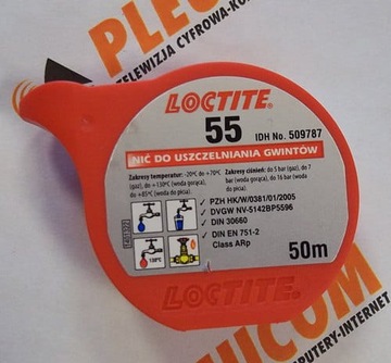 LOCTITE 55 СТРУННАЯ РЕЗЬБА ТЕФЛОНОВАЯ РЕЗЬБА 50 МБ
