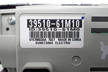 PANEL VENTILACE KLIMATIZACE EVROPA 39510-61M10 SUZUKI SX4 S-CROSS 17R