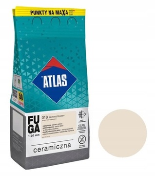 ATLAS fuga CERAMICZNA 018 beż pastelowy 2kg