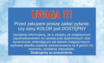 OKŁADKA TWARDA kanałowa PRACA LICENCJACKA do 50 kartek (100 stron)