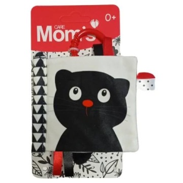Книжечка сенсорна Хто to? Co to? Mom’s Care – контрастна, розвивальна
