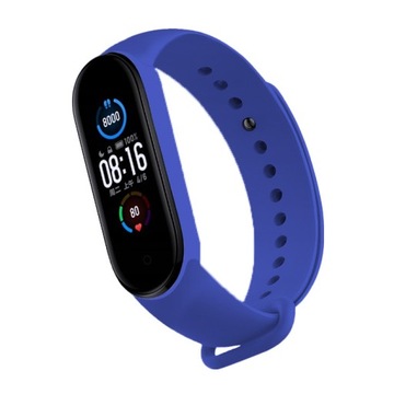 OPASKA DO XIAOMI MI BAND 5 6 7 PASEK BRANSOLETKA CIEMNONIEBIESKA KOLORY
