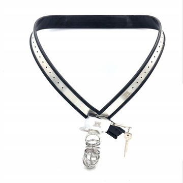 Male Stainless Steel Slave Shield Chastity Be