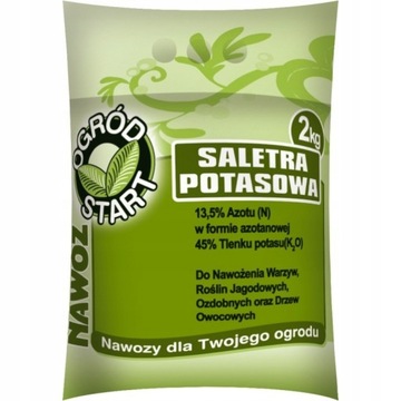 NAWÓZ SALETRA POTASOWA UNIWERSALNY ROZPUSZCZALNY 2KG