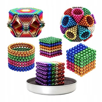 МАГНИТНЫЕ БЛОКИ NEOCUBE ШАРИКИ 216 шт. 5 мм ЦВЕТ