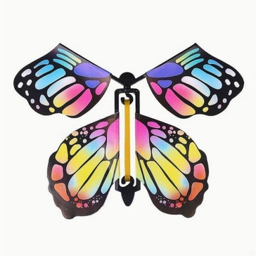 ВОЛШЕБНЫЕ ЛЕТАЮЩИЕ БАБОЧКИ 5 ШТУК НА ПОДАРОК ​​НА ДЕНЬ РОЖДЕНИЯ ДЛЯ ИГРУШКИ-КНИГИ