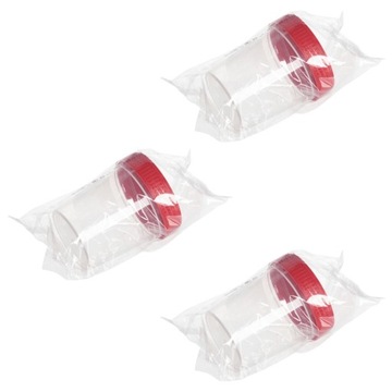 Pojemnik na mocz jałowy 120ml czerwony