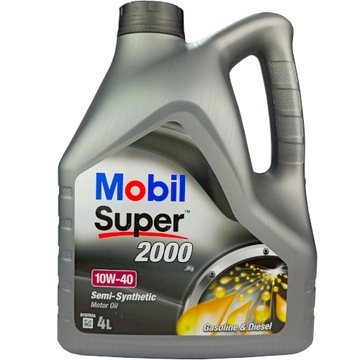 Olej Półsyntetyczny Mobil Super 2000 X1 4 l 10W-40