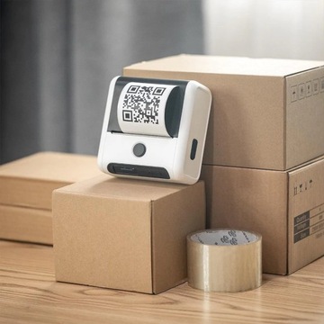 Белые самоклеящиеся этикетки для принтера Phomemo M110 M200 M220 M221 50х70.