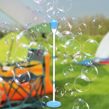 Летние игрушки Bubble Toy, стоящие с дозатором пузырьков высотой 47 дюймов, синий
