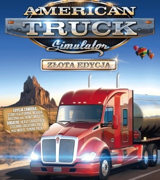 AMERICAN TRUCK SIMULATOR GOLD ZŁOTA EDYCJA PL 24 DLC STEAM KLUCZ + GRATIS