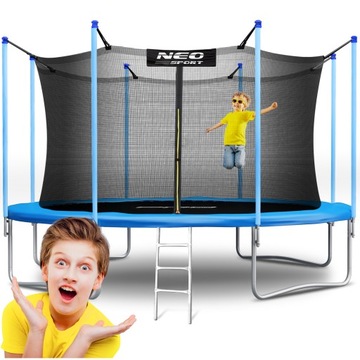 TRAMPOLINA OGRODOWA 465cm 15ft NEOSPORT model 2024