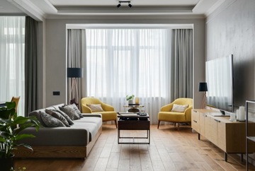 Карниз для штор Алюминиевый потолочный карниз с двойной крышкой, 260 см, с крестовинами