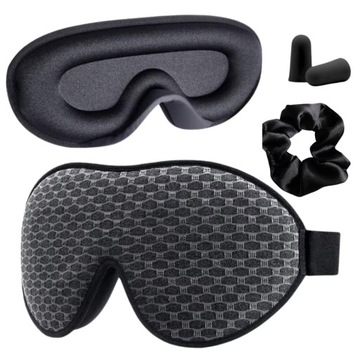 МАСКА ДЛЯ ГЛАЗ ДЛЯ СНА 3D TRAVEL BAND ПОЛНОСТЬЮ ЗАТЕЛЯЮЩИЙ СВЕТ