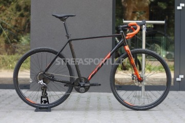 Велосипед KTM X-Strada 30 пылающего черно-оранжевого цвета, размер. 49