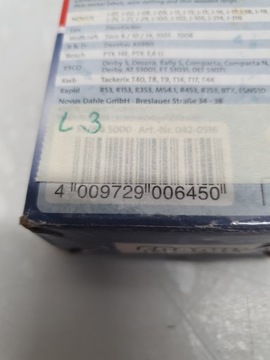 L3 Скобы тонкие проволочные типа А 53/6 мм 5000 шт. НОВУС