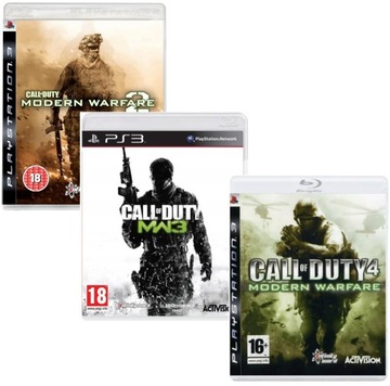 TRYLOGIA Call Of Duty Modern Warfare PS3