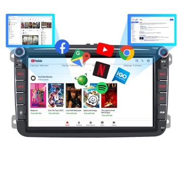 РАДИО МОНИТОР ANDROID AUTO CARPLAY 2 КАМЕРЫ