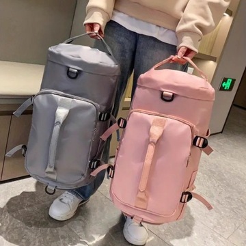 ДОРОЖНАЯ СУМКА РЮКЗАК Фитнес-сумка 2 в 1 ВМЕСТИМАЯ РУЧНАЯ КЛАДЬ ДЛЯ САМОЛЕТА