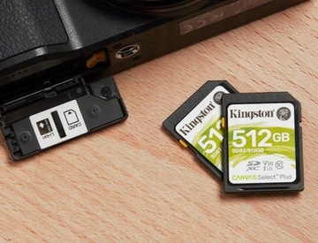 Карта Kingston SDXC Canvas SelectPlus 4K UHD 128 ГБ