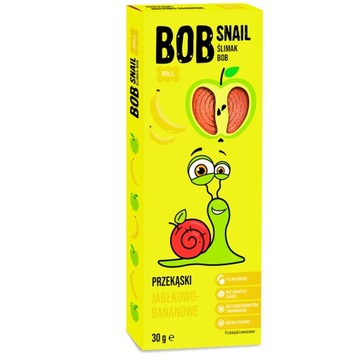 Набор BOB SNAIL МИКС вкусов полезный фруктовый снек без сахара 16х30г
