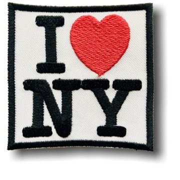 Naszywka Aplikacja Naprasowanka Termo ILOVE NY