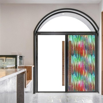 3D оконная пленка для конфиденциальности, блокирующая УФ-лучи, тонированная декоративная наклейка в стиле E