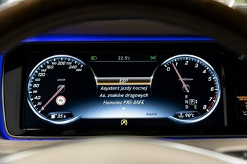 Mercedes Klasa S W222 Limuzyna 500 456KM 2015 Mercedes S 500 4Matic Long. Salon PL. Bezwypadkowy, zdjęcie 31
